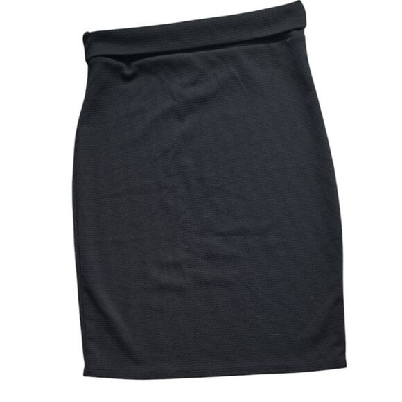 Agnes and Dora Black Knit Pencil Skirt Size Large NWT - Picture 5 of 7